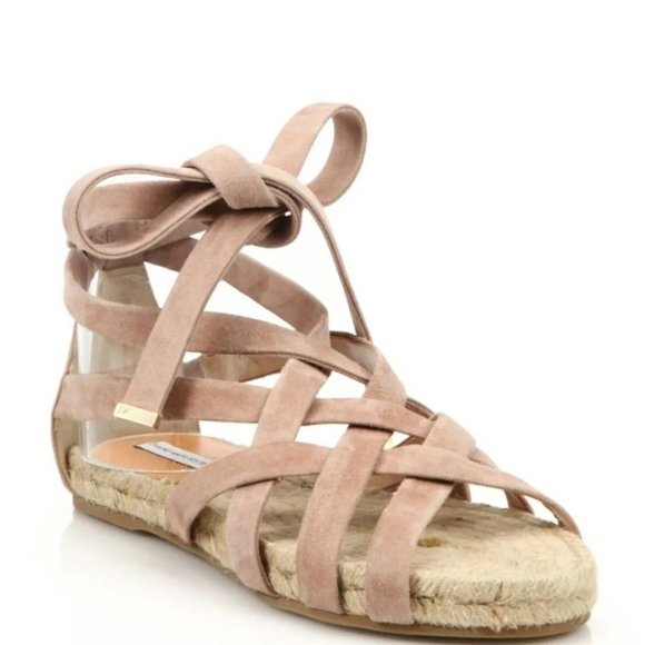 Diane Von Furstenberg Bastia Suede Tie Up … - Picture 1 of 16